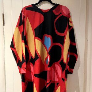 NK COLLECTION MOD LONG SLEEVE MINI DRESS - IT SIZE 42